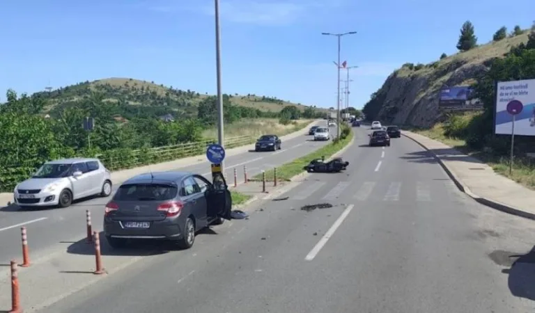 Saobraćajna nezgoda u Donjoj Gorici, povrijeđen motociklista