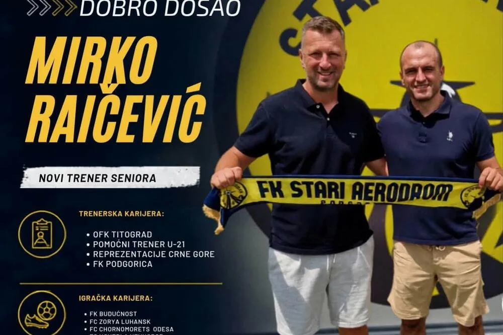 Mirko Ćiro Raičević preuzeo Stari aerodrom
