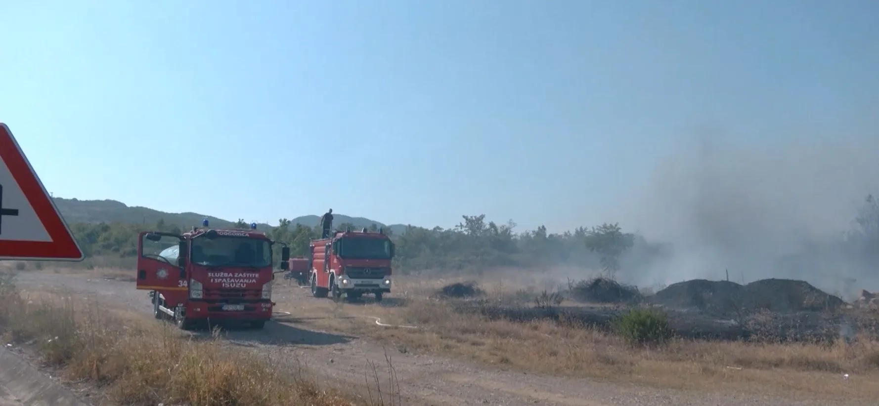 (VIDEO) Katnić: Tokom ljeta 84 vatrogasca čuvaju Podgoricu od požara, Piperi, Kuči i Lješanska nahija pod posebnim nadzorom
