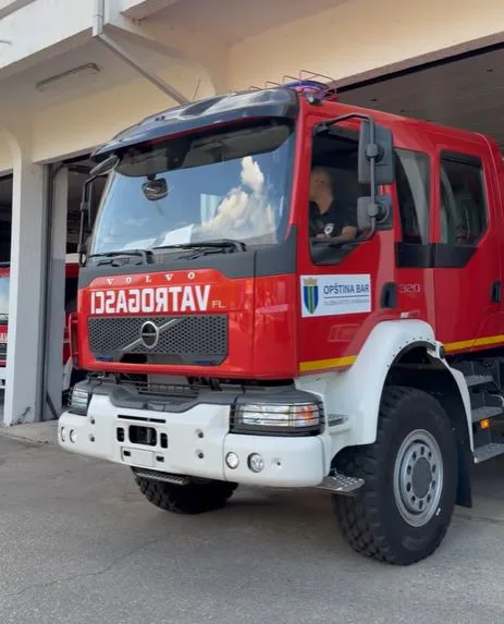 Opština Bar: Novi specijalizovani vatrogasni kamion za Službu zaštite i spašavanja