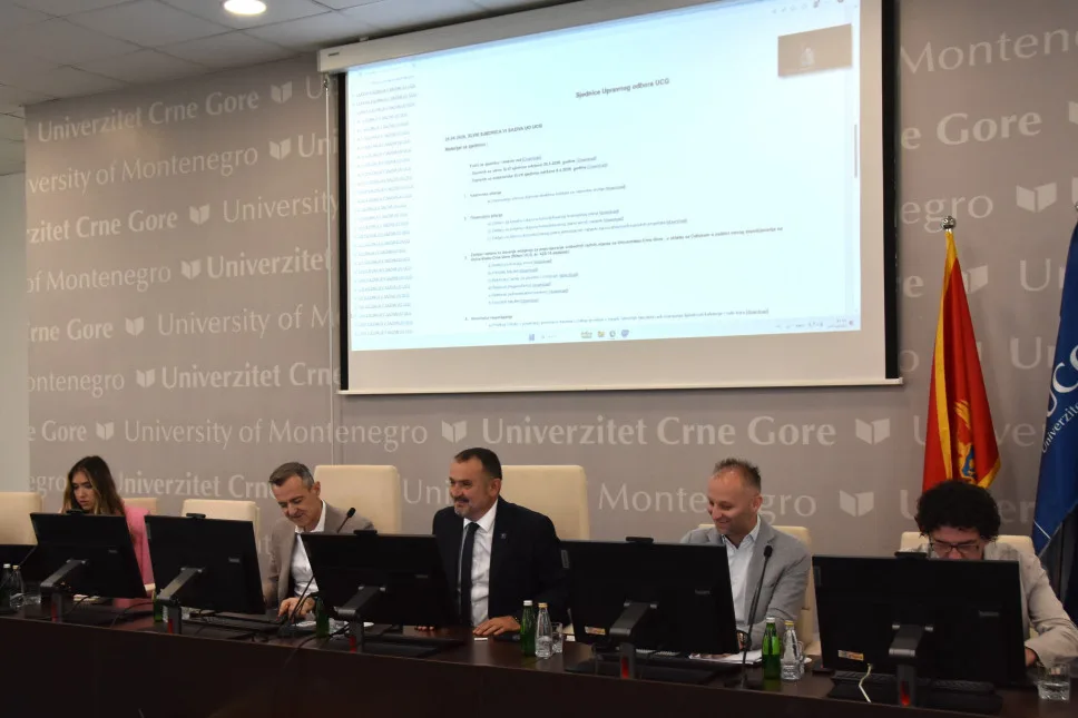 Upravni odbor UCG: Za upis na doktorske studije predviđeno 135 mjesta