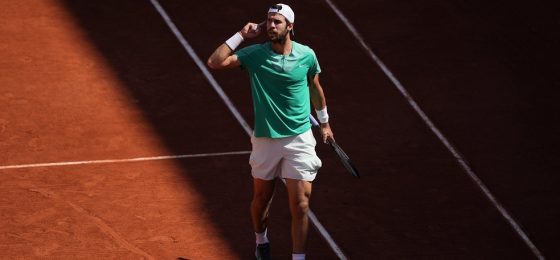 Hačanov - Roland-Garros - Twitter